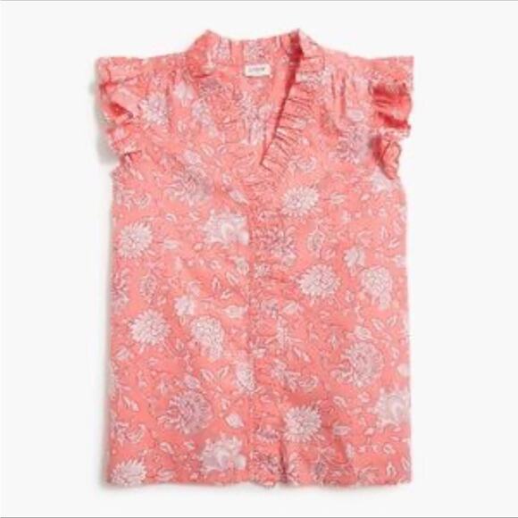 J. Crew Tops - J. Crew Ruffled Top